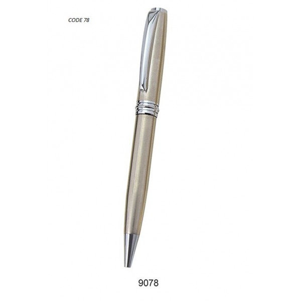 Sp metal ball pen with colour silver...